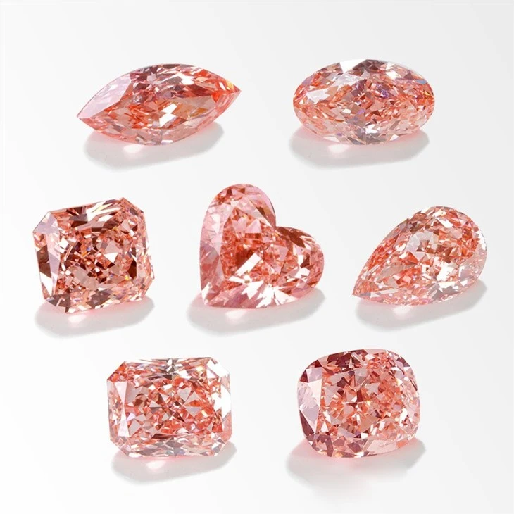 Lab Created Pink Diamond With IGI Certiticates
