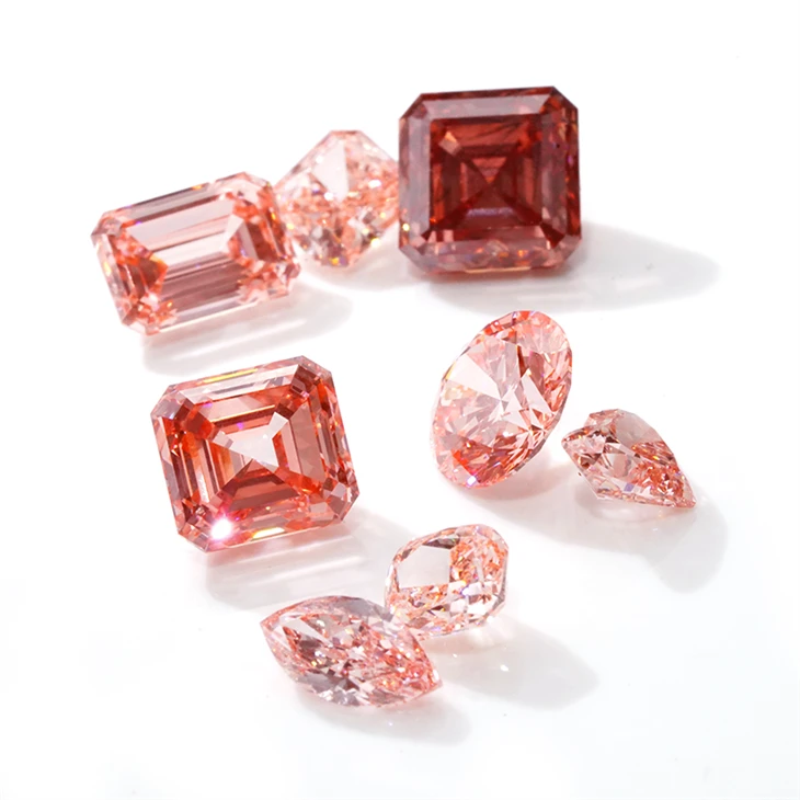 Lab Created Pink Diamond With IGI Certiticates