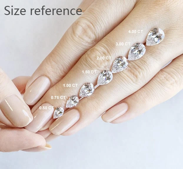 Pear Shaped Lab Grown Diamond With IGI Certificate
