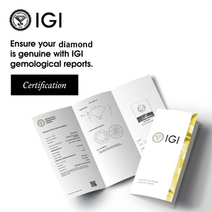 Pear Shaped Lab Grown Diamond With IGI Certificate