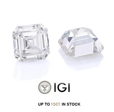 Asscher Cut Certified Lab Lab Ground Diamond Diamond